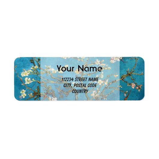 ビンセント・ヴァン・ゴッホ・ブロッサム・アーモンド・ツリー。 ラベル (正面)