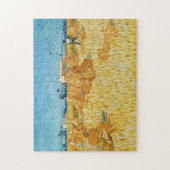 ビンセント・ヴァン・ゴッホ、プロヴァンスのコーン・ハーベスト ジグソーパズル (縦)