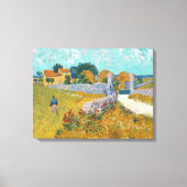 ビンセント・ヴァン・ゴッホ、プロヴァンスのファームハウス キャンバスプリント (正面)