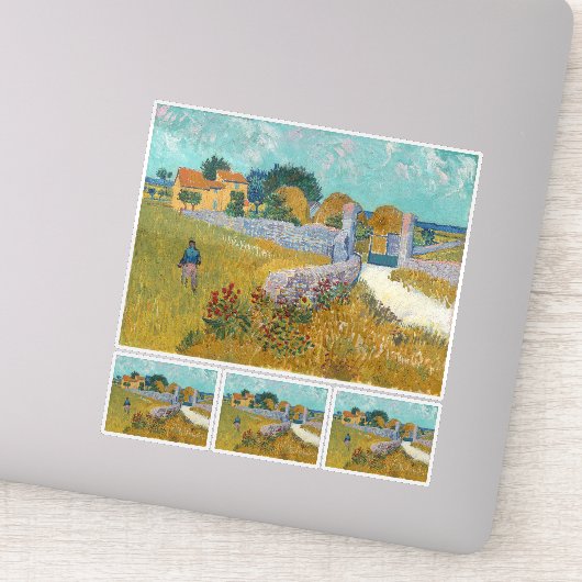 ビンセント・ヴァン・ゴッホ、プロヴァンスのファームハウス シール (詳細)