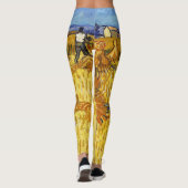 ビンセント・ヴァン・ゴッホ – プロヴァンスの収穫 レギンス (裏面)