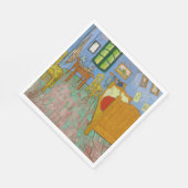 ビンセント・ヴァン・ゴッホ。ベッドルーム。印象主義ヴィンテージ スタンダードランチョンナプキン (角)