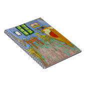 ビンセント・ヴァン・ゴッホ・ベッドルーム。印象主義ヴィンテージ ノートブック (右側)