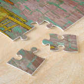 ビンセント・ヴァン・ゴッホ・ベッドルーム。印象派のルームアート ジグソーパズル (側面)