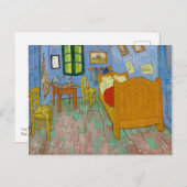 ビンセント・ヴァン・ゴッホ・ベッドルーム。印象派のルームアート ポストカード (正面/裏面)