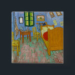 ビンセント・ヴァン・ゴッホ・ベッドルーム。印象派のルームアート 缶バッジ<br><div class="desc">ビンセント・ヴァン・ゴッホ「ベッドルーム」ボタン。印象派のルームアート。</div>