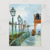 ビンセント・ヴァン・ゴッホ – ベルヴェデーレオーバールッキング・モンマルテ ポストカード (正面)