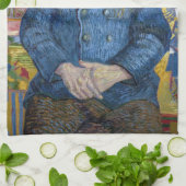 ビンセント・ヴァン・ゴッホ – ペレ・タンギーポートレート キッチンタオル (折り畳み)