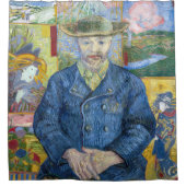 ビンセント・ヴァン・ゴッホ – ペレ・タンギーポートレート シャワーカーテン (正面)