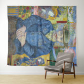 ビンセント・ヴァン・ゴッホ – ペレ・タンギーポートレート タペストリー (インサイチュ(横))