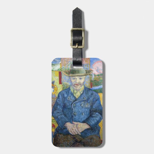 ビンセント・ヴァン・ゴッホ – ペレ・タンギーポートレート ラゲッジタグ (正面縦)