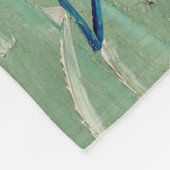 ビンセント・ヴァン・ゴッホ – ホワイトの少女 フリースブランケット (角)