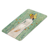 ビンセント・ヴァン・ゴッホ – ホワイトの少女 マグネット (左側)