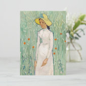 ビンセント・ヴァン・ゴッホ – ホワイトの少女 招待状 (スタンド正面)