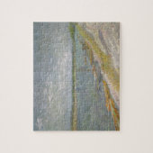 ビンセント・ヴァン・ゴッホ – ボートを漕ぐ川の眺め ジグソーパズル (縦)