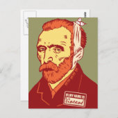 ビンセント・ヴァン・ゴッホ ポストカード (正面/裏面)