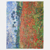 ビンセント・ヴァン・ゴッホ – ポピー・フィールド フリースブランケット (正面)