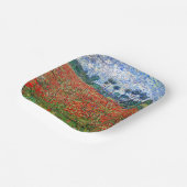 ビンセント・ヴァン・ゴッホ – ポピー・フィールド ペーパープレート (傾斜あり)