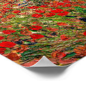 ビンセント・ヴァン・ゴッホ – ポピー・フィールド ポスター (角)