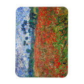 ビンセント・ヴァン・ゴッホ – ポピー・フィールド マグネット (縦)