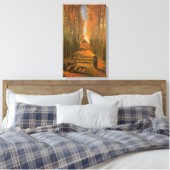 ビンセント・ヴァン・ゴッホ – ポプラの並木道in秋 キャンバスプリント (インサイチュ (寝室))