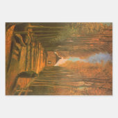 ビンセント・ヴァン・ゴッホ – ポプラの並木道in秋 ラッピングペーパーシート (正面3)