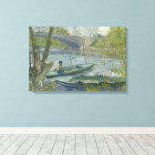 ビンセント・ヴァン・ゴッホ – ポンデ・春の魚釣り キャンバスプリント (インサイチュ (ウッドフロア))