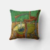 ビンセント・ヴァン・ゴッホ – ポール・ゴーギャンの肘掛け椅子 クッション (裏面)