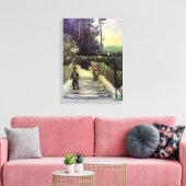 ビンセント・ヴァン・ゴッホ – モンマルトルの坂道 キャンバスプリント (インサイチュ (リビング))