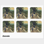 ビンセント・ヴァン・ゴッホ – モンマルトルの坂道 スクエアシール (シート)