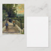 ビンセント・ヴァン・ゴッホ – モンマルトルの坂道 ノートカード (正面/裏面)
