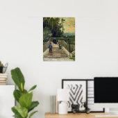 ビンセント・ヴァン・ゴッホ – モンマルトルの坂道 ポスター (ホームオフィス)