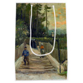 ビンセント・ヴァン・ゴッホ – モンマルトルの坂道 ミディアムペーパーバッグ (裏面)