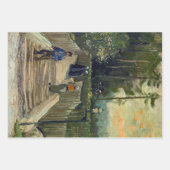 ビンセント・ヴァン・ゴッホ – モンマルトルの坂道 ラッピングペーパーシート (正面3)