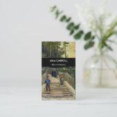 ビンセント・ヴァン・ゴッホ – モンマルトルの坂道 名刺 (スタンド正面)