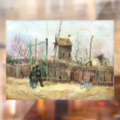 ビンセント・ヴァン・ゴッホ – モンマルトルの通りシーン ウィンドウサイン (シート2)