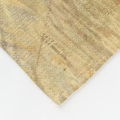 ビンセント・ヴァン・ゴッホ – モンマルトルの通りシーン フリースブランケット (角)