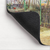 ビンセント・ヴァン・ゴッホ – モンマルトルの通りシーン マウスパッド (コーナー)