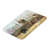 ビンセント・ヴァン・ゴッホ – モンマルトルの通りシーン マグネット (左側)