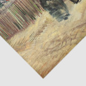 ビンセント・ヴァン・ゴッホ – モンマルトルの通りシーン 薄葉紙 (詳細)