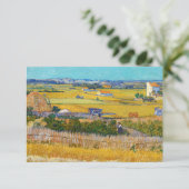 ビンセント・ヴァン・ゴッホ – ラクルで収穫 サンキューカード (スタンド正面)