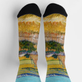 ビンセント・ヴァン・ゴッホ – ラクルで収穫 ソックス (上部)