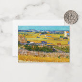 ビンセント・ヴァン・ゴッホ – ラクルで収穫 ノートカード (正面/裏面インサイチュ)