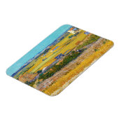 ビンセント・ヴァン・ゴッホ – ラクルで収穫 マグネット (左側)