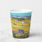 ビンセント・ヴァン・ゴッホ – ラクルで収穫 紙コップ (左)