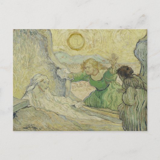 ビンセント・ヴァン・ゴッホ – ラザロの育て ポストカード (正面)