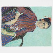 ビンセント・ヴァン・ゴッホ – ラ・ムーム フリースブランケット (正面(横))