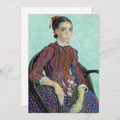 ビンセント・ヴァン・ゴッホ – ラ・ムーム 招待状 (正面/裏面)