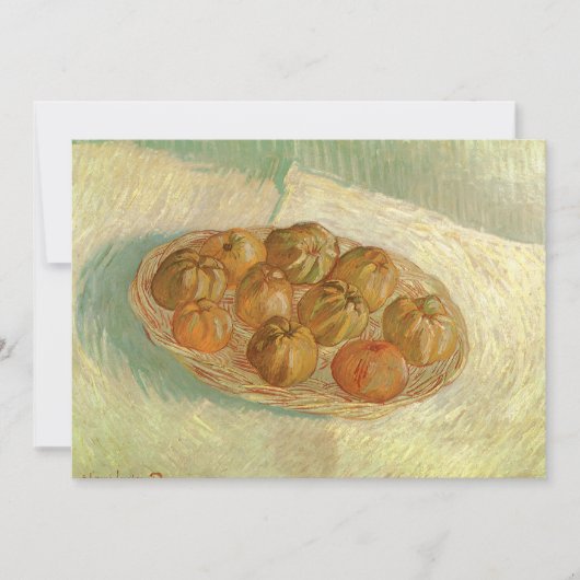 ビンセント・ヴァン・ゴッホ – リンゴの静物籠 (正面)