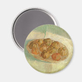 ビンセント・ヴァン・ゴッホ – リンゴの静物籠 マグネット (正面/裏面)